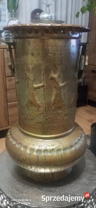 Donica mosiężna stojąca wysoka Białystok sprzedam