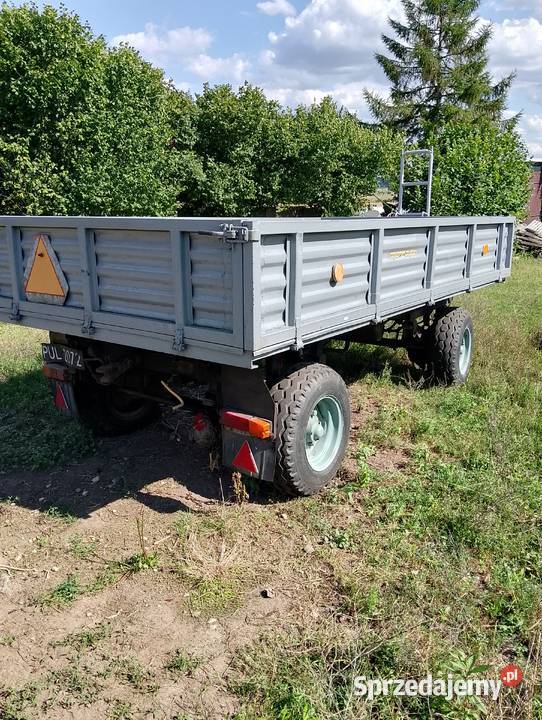 Przyczepa rolnicza D45 4tony wywrotka na 2 Tomaszów Mazowiecki