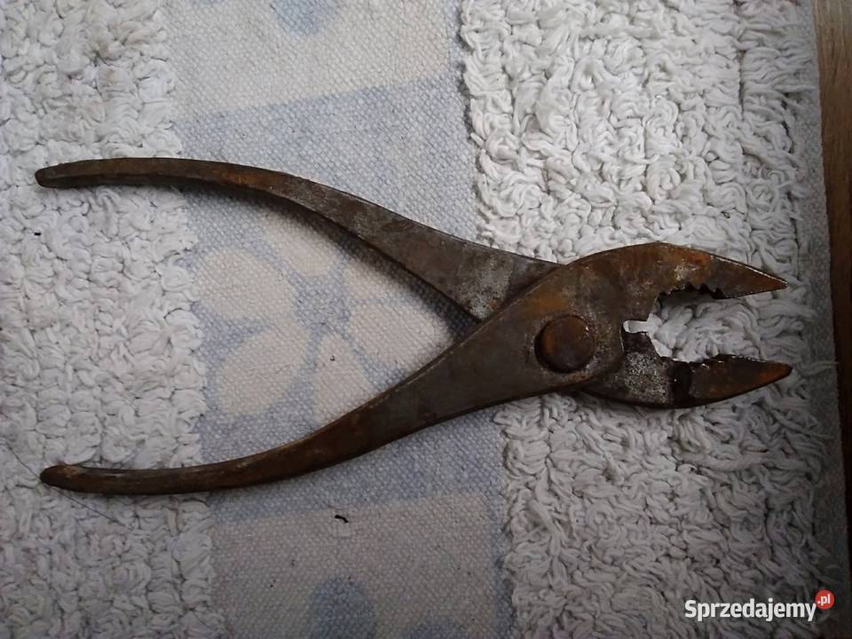 Dwie sztuki starych zabytkowych Cęgów Kombinerek Słupsk