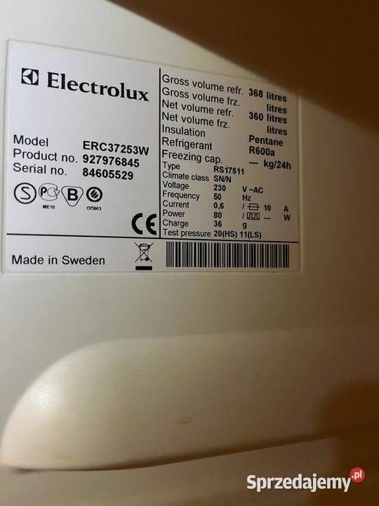 Lodówka Elektrolux Radzymin