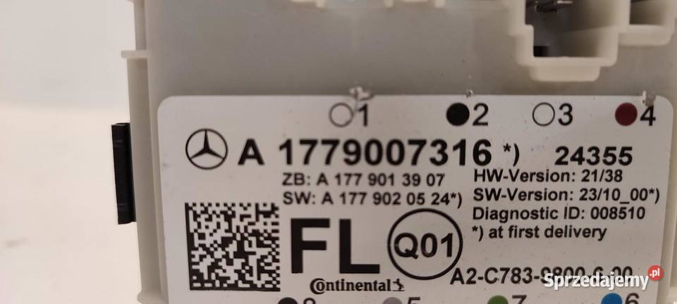 MERCEDES W247 MODUŁ DRZWI LEWY PRZÓD A1779007316 dolnośląskie