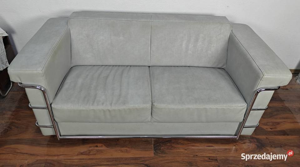 Komplet wypoczynkowy sofa fotel chrom
Komplet