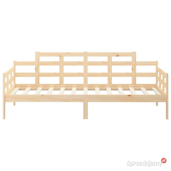 Łóżko dzienne lite drewno sosnowe 90x190 Łóżka Łóżka Warszawa