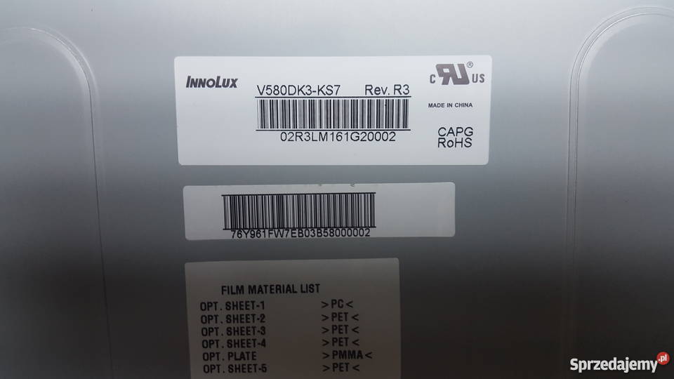 PanasonicTX 58DXW804 uszkodzony śląskie Sosnowiec sprzedam