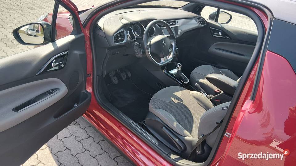 Citroen DS3 16 eHdi 92 czerwony Częstochowa