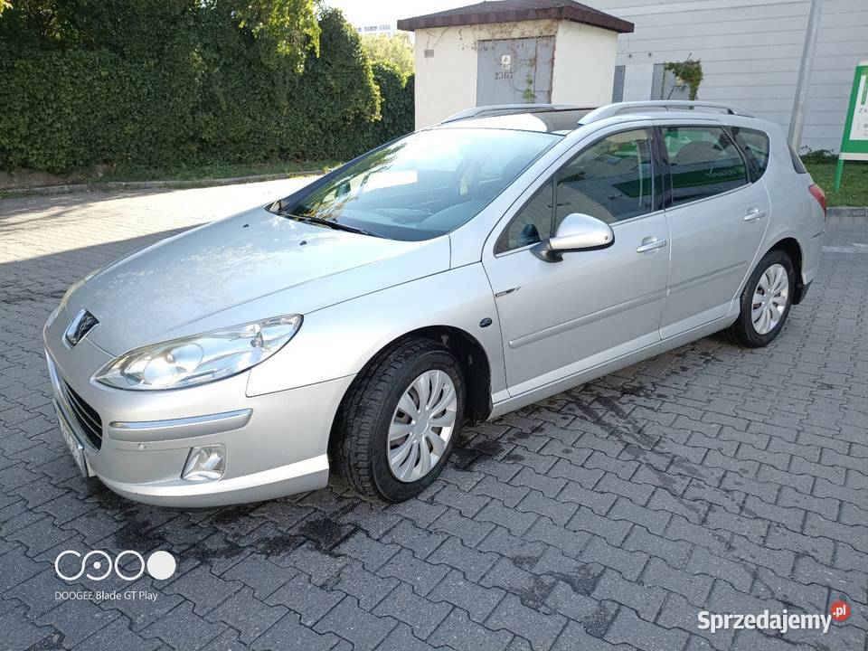 Peugeot 407 SW kombi panorama przebieg 214 Rok produkcji 2010 Warszawa sprzedam