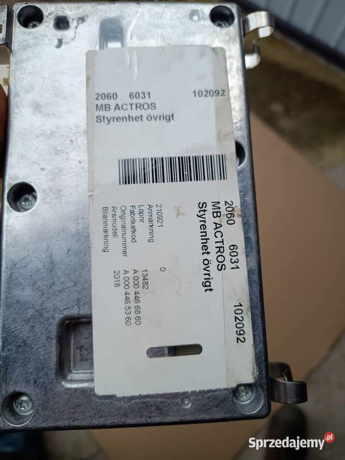 Moduł ZGS 002 A0004465360 Mercedes Actros