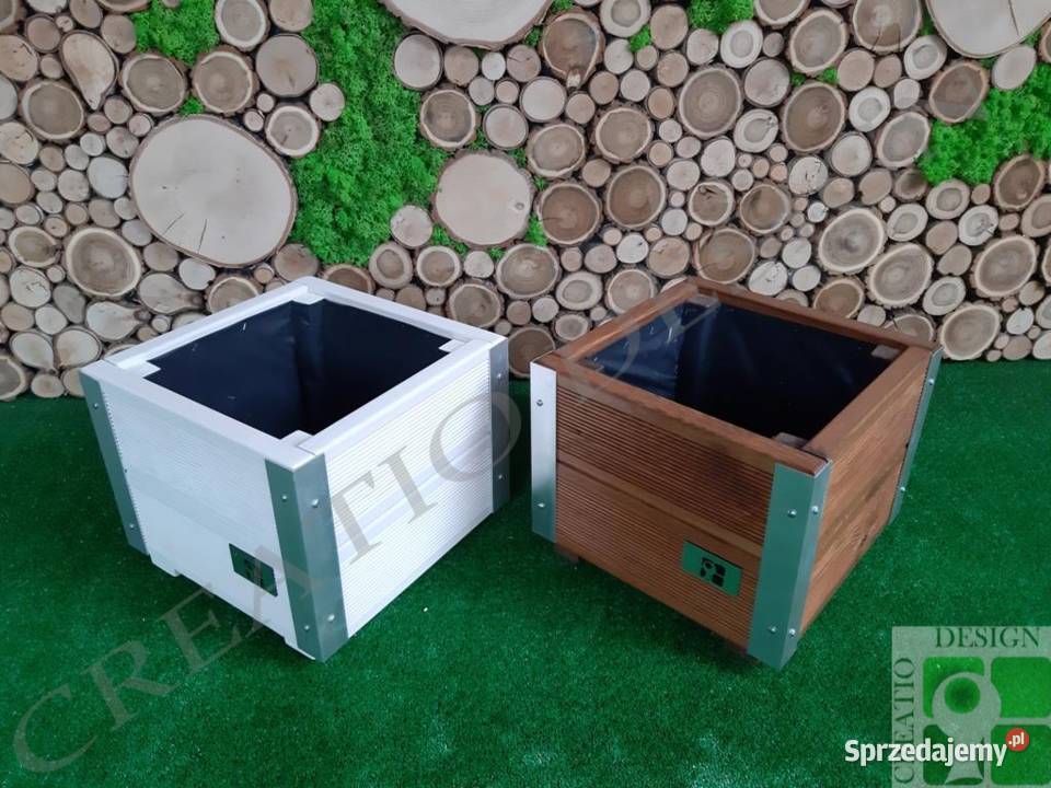 Donica drewniana 353528 doniczka skrzynka Poznań