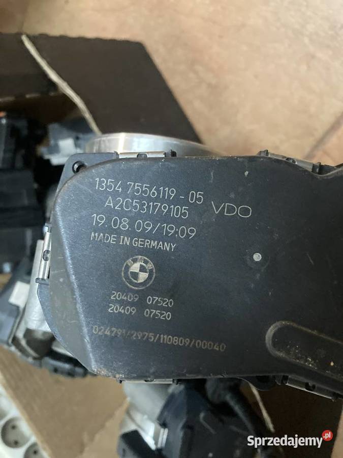 Przepustnica silnika BMW N54B30A 7556119 05 osobowe Rakoniewice