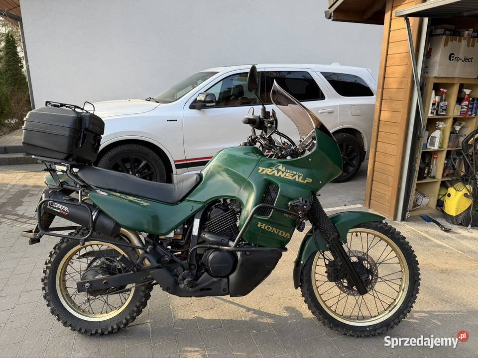 Honda Transalp XL600V 1989 przygotowany w teren złoty Aleksandrów Łódzki