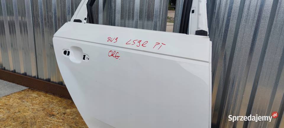DRZWI PRAWY TYŁ AUDI A4 B9 LS9R AVANT KOMBI ORG osobowe śląskie Przystajń