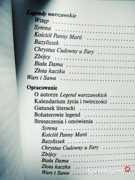 Legendy warszawskie książki dziecięce outlet Antykwariat Warszawa