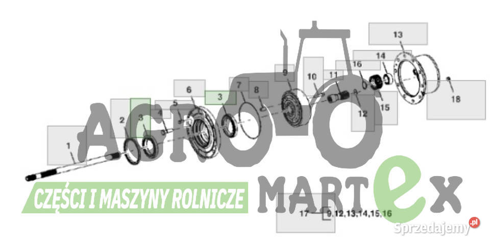 AL81844 CA0045182 2535020 090013637 ŁOŻYSKO JD Wichrów