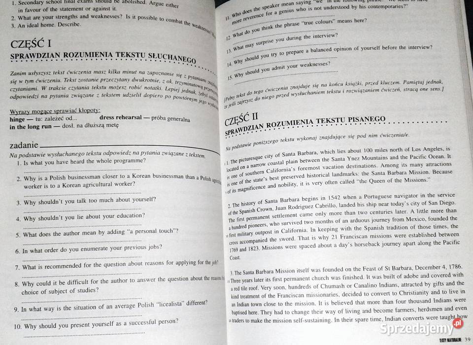 Testy maturalne z języka angielskiego 98 Piotr Chełm