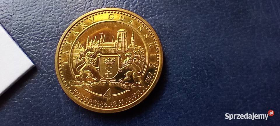 Stare monety Medal 4 talary Gdańskie 172 Lesko