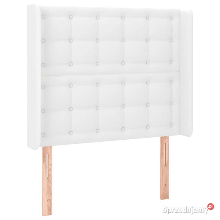 Zagłówek do łóżka z LED biały 103x16x118128 Warszawa