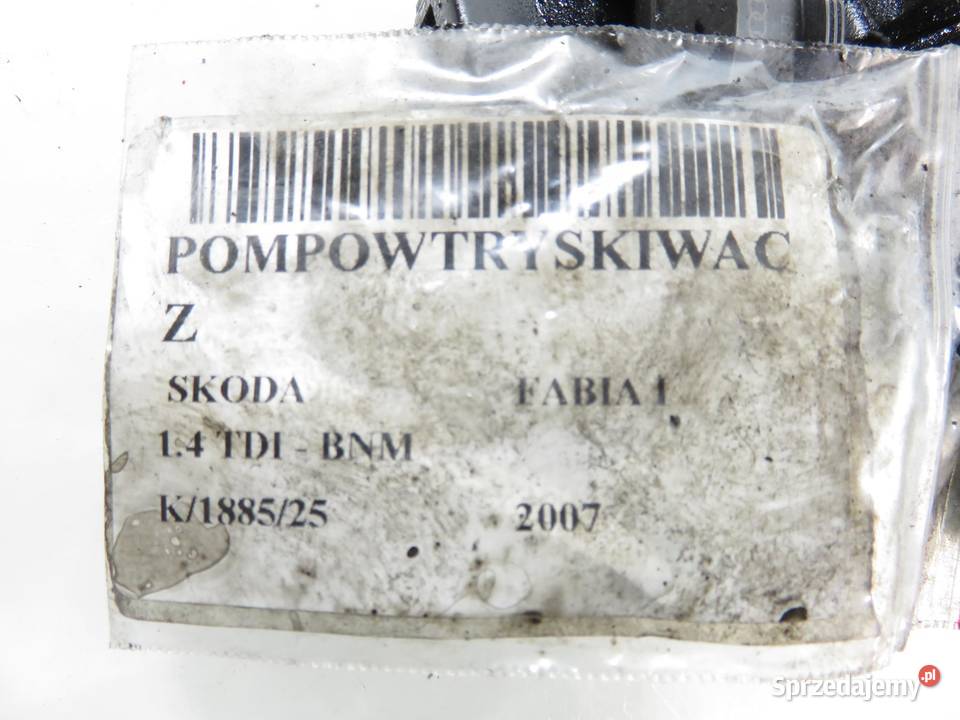 POMPOWTRYSKIWACZ SKODA FABIA I 14 TDI 045130073T sprzedam