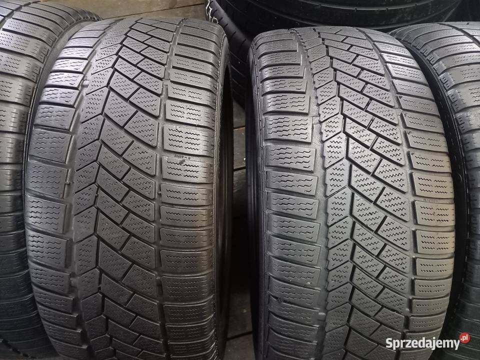 4x Opona UŻYWANA ZIMOWA 22545R17 CONTINENTAL 109 Zaścianki sprzedam
