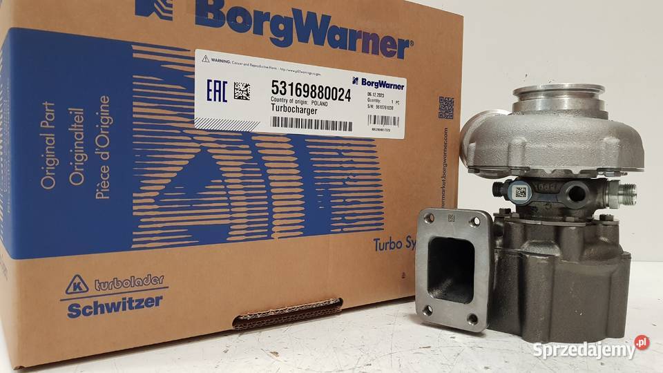 Turbosprężarka BorgWarner KKK 53169700024 sprzedam