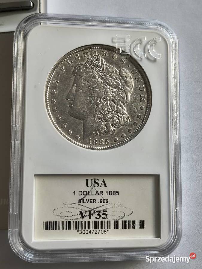 USA 1 dolar 1885 Morgan srebro Ag 900 Szczecin