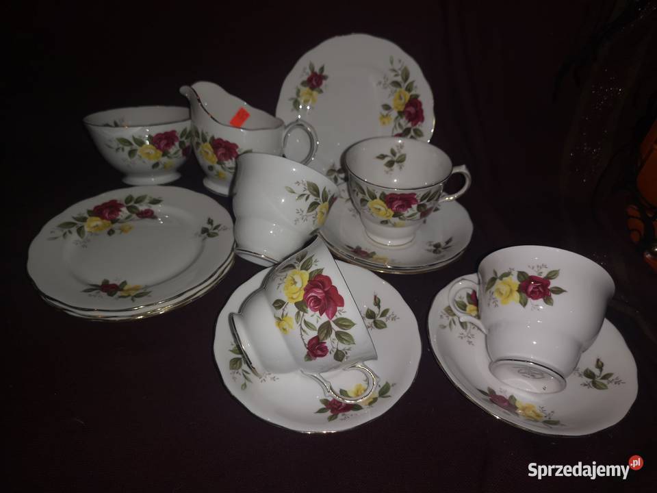 Filiżanka z talerzykiem Richmond Rose Porcelana i szkło Gdańsk sprzedam