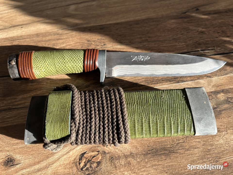 Wyjątkowy japoński nóż Drop Point Hunter NOWY Sport i Wypoczynek Mrągowo sprzedam