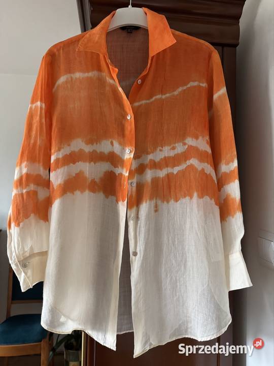 Koszula damska XS pomarańczowa Massimo Dutti len Częstochowa sprzedam