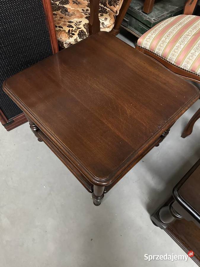 Dębowa ława kwadratowa 60