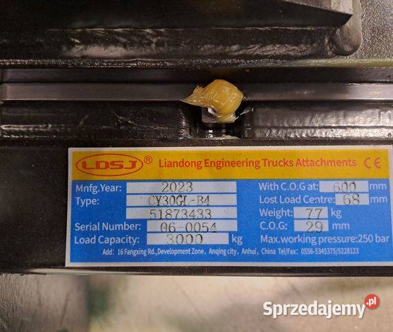 Nowy wózek widłowy elektryczny Jungheinrich EFG Jungheinrich Szczecin sprzedam