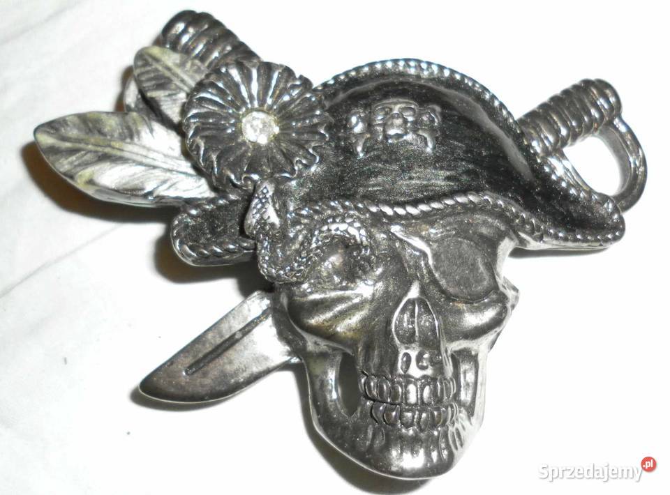 Klamra Do Paska PIRAT Włoski Metal Kraków