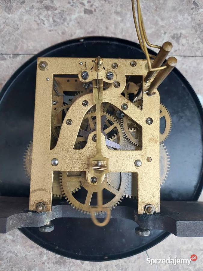 Stary zegar ścienny przedwojenny sprawny film Tczew