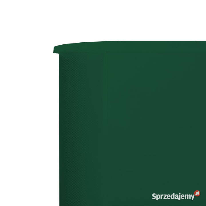 Parawan 3skrzydłowy z tkaniny 400 x 120 zielony