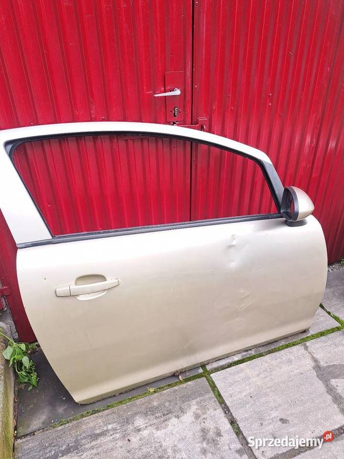 Drzwi Kompletne Opel Corsa D 3D LewePrawe