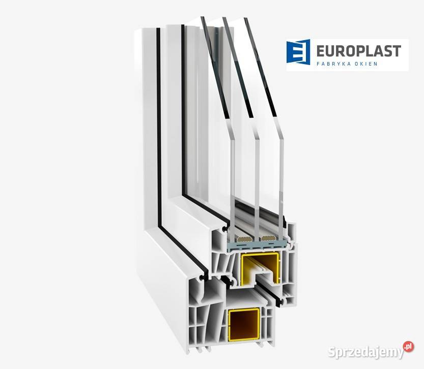 Okno PVC Decco 83 1000x1500mm EUROPLAST Prochowice