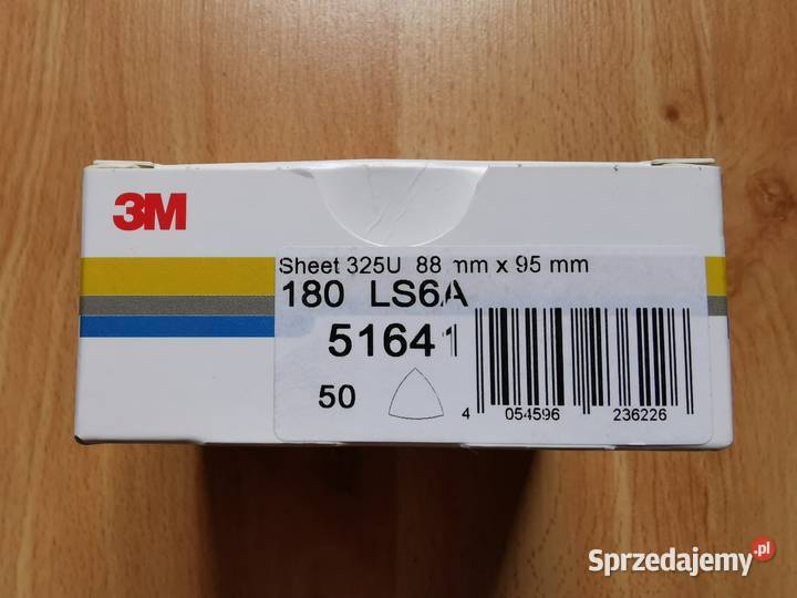 3M Hookit Arkusze ścierne 325U 88 x 95mm P180 Narzędzia Gorzów Wielkopolski sprzedam