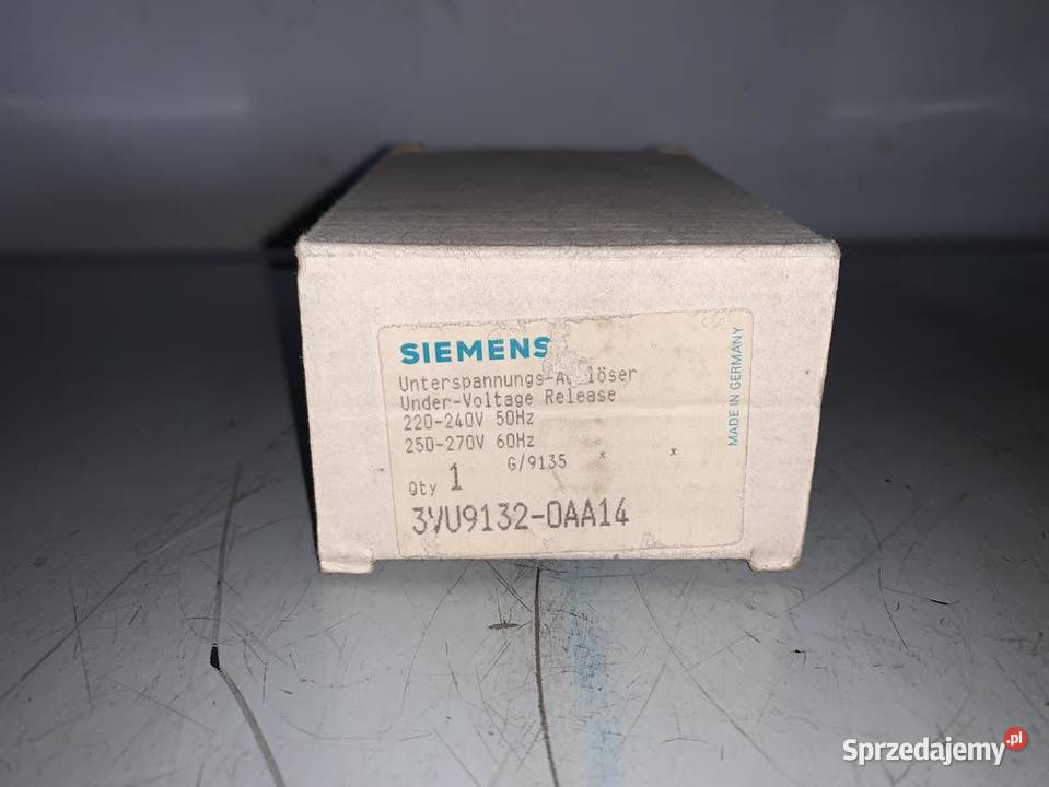 Siemens 3VU91320AA14 Zabezpieczenie Warszawa