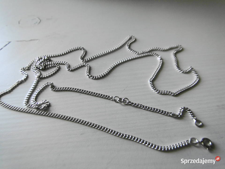 Długi masywny łańcuch srebro 925 srebro Warszawa sprzedam