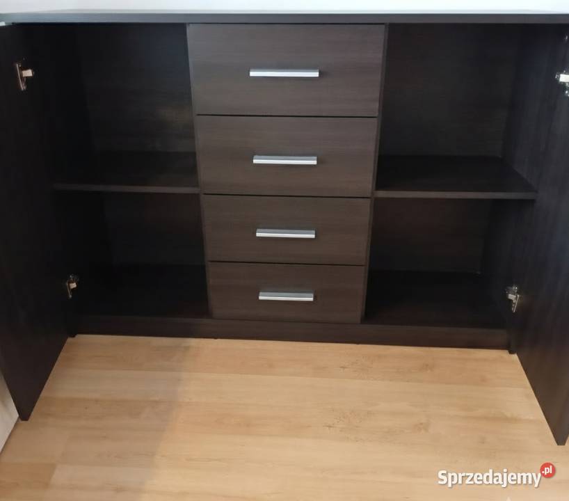 Komoda szafka szuflady półki BRW wenge Kurów sprzedam