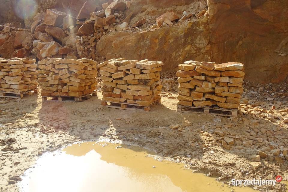 płaski kamień na ogród skalniak grilla murki do Radomsko