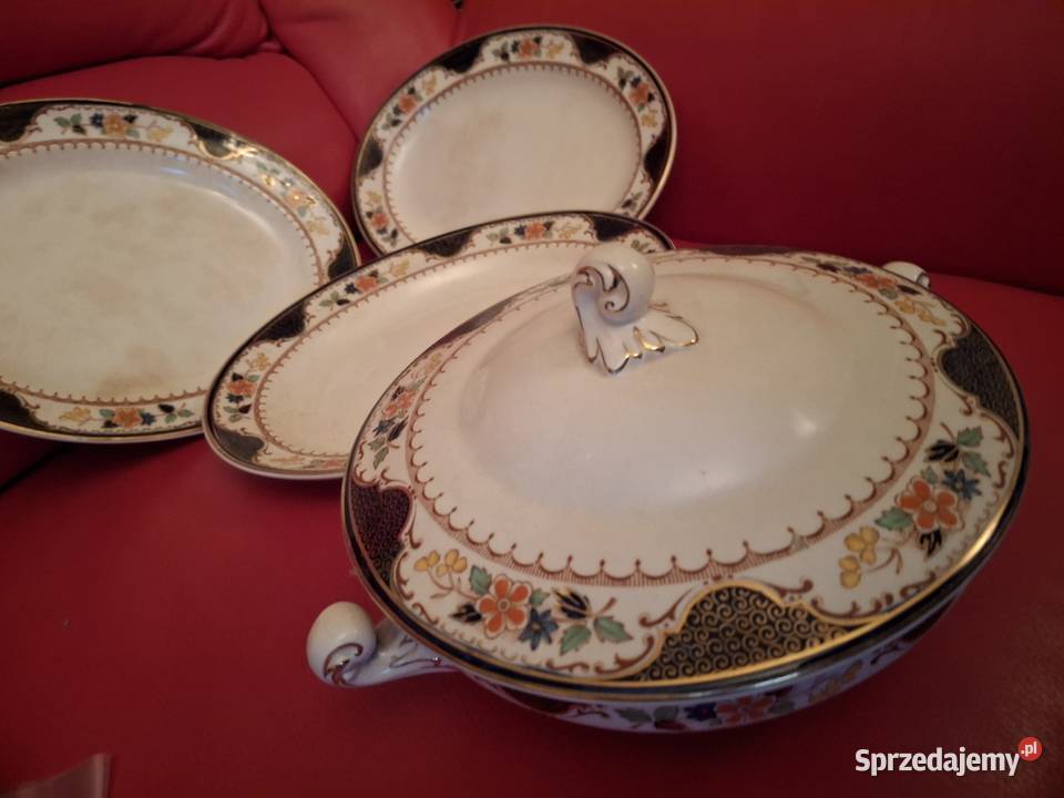 Serwis na środek waza i trzy półmiski Mińsk Mazowiecki