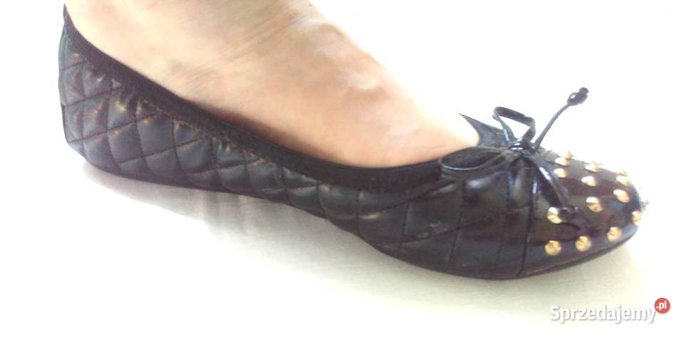 Buty czarne Baleriny r 375 Aldo NOWE Białystok