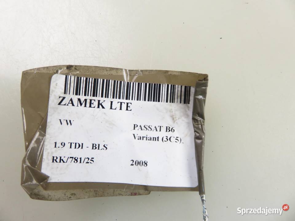 ZAMEK LEWY TYLNY VW PASSAT B6 B7 3C4839015A