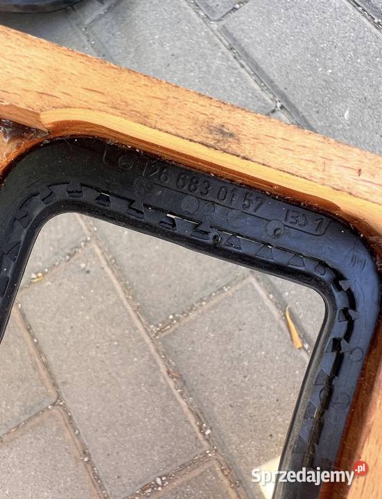 Panel środkowy drewniany Mercedes W126 SE SEL Kielce