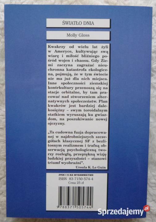 Światło dnia Molly Gloss Warszawa