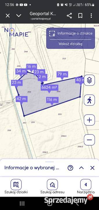 Łąka 092 ha rolna Krzak