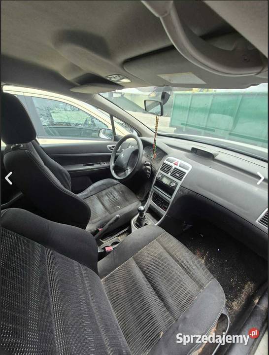 Peugeot 307 SW 16HDI 2007 maska zderzak na Nowy Targ