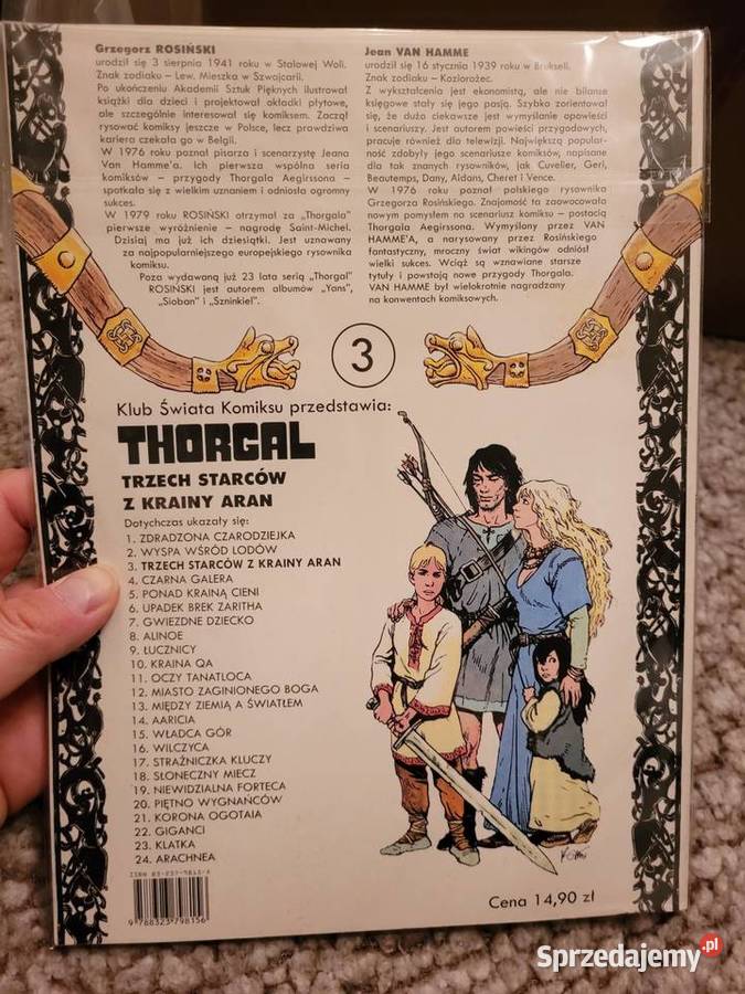 Thorgal Trzech Starców z Krainy Aran 2000 Gdynia