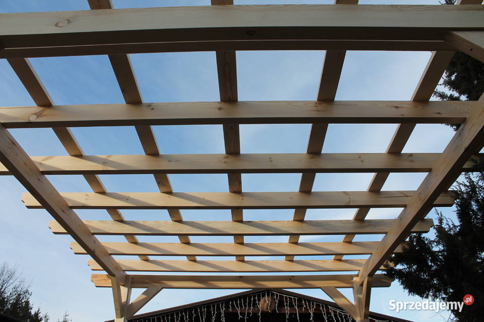 Pergola 330 x 360 Wiata Altana Zadaszenie drewno Łuków sprzedam