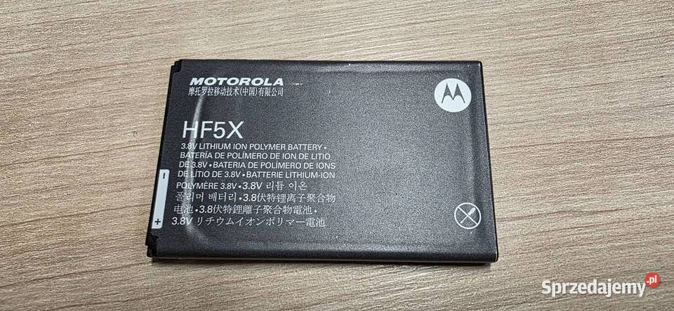 ORYGINALNA Bateria Do Motorola 1650 mAh HF5X Baterie i akumulatory małopolskie Kraków sprzedam