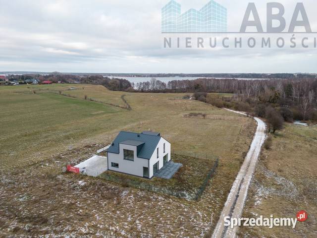 Nowoczesny dom w Polanowie Jezioro Powidzkie taras Polanowo